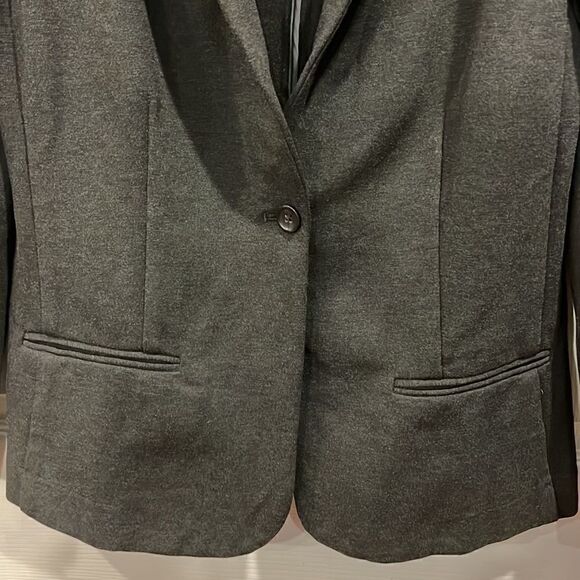 J.Crew women’s size 6 granite dark gray stretchy career blazer - Picture 9 of 15